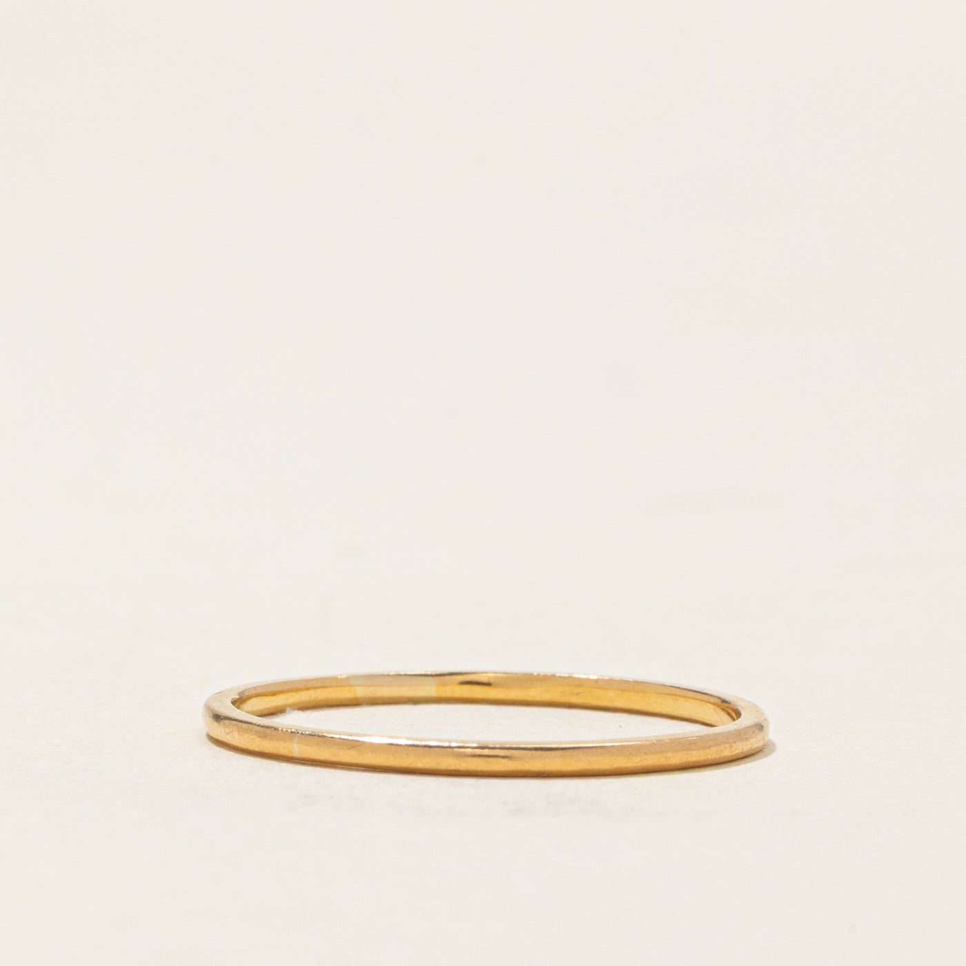 20k Yellow Gold Thin Band | 1.05mm | SZ 5.75