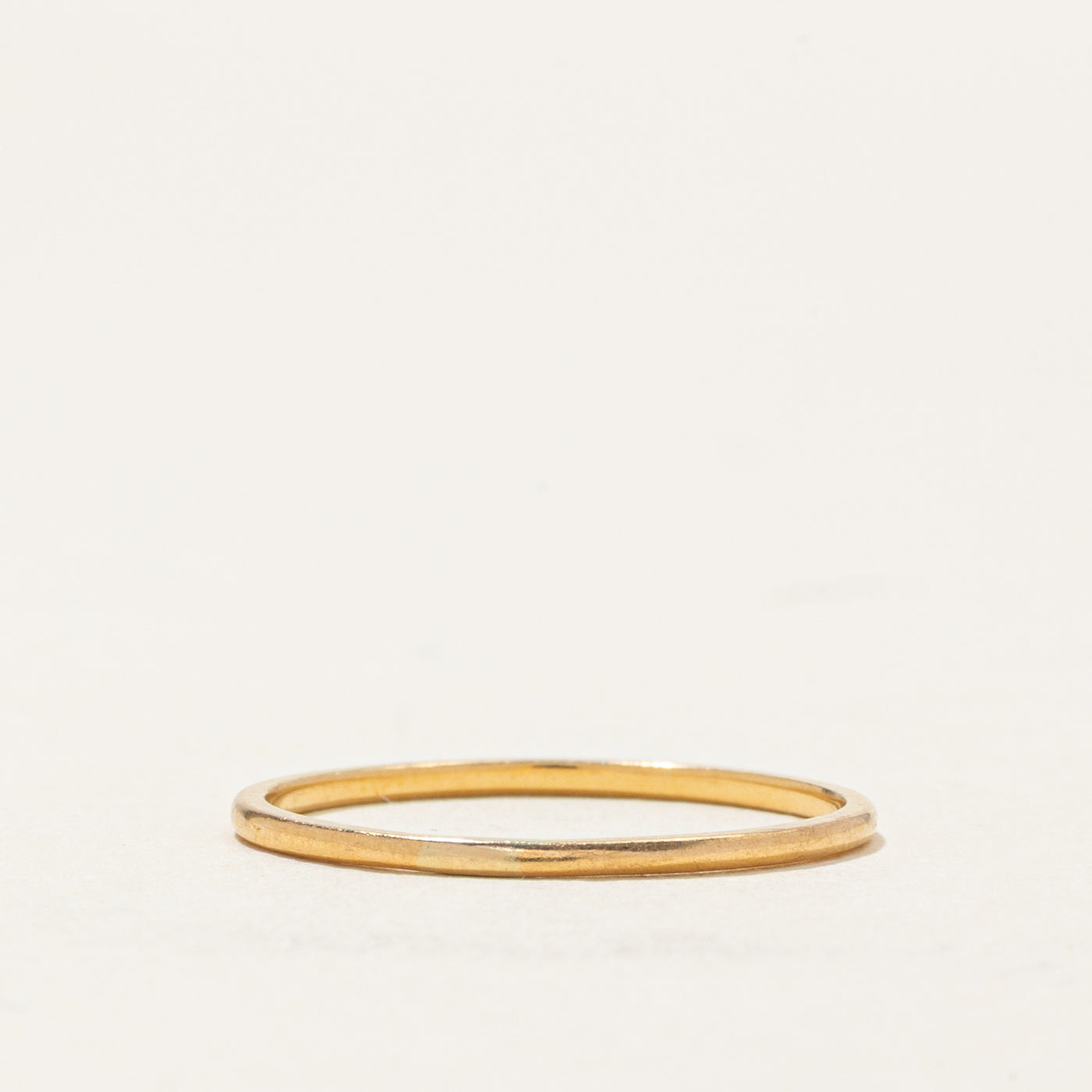 20k Yellow Gold Thin Band | 1.05mm | SZ 5.75