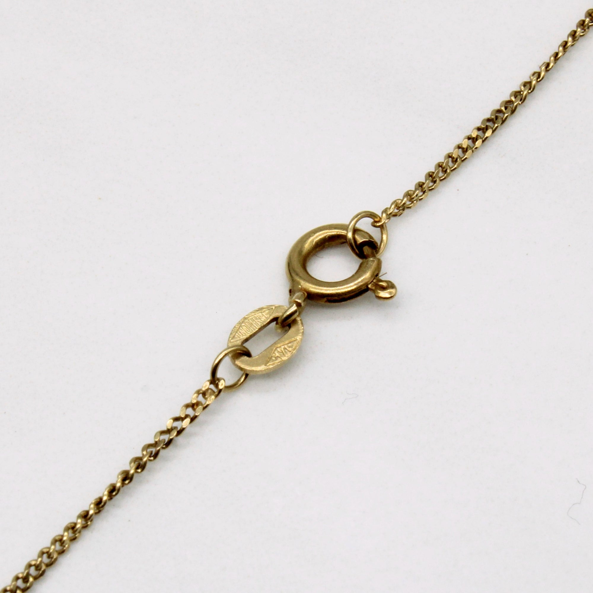 14k Yellow Gold Necklace | 15