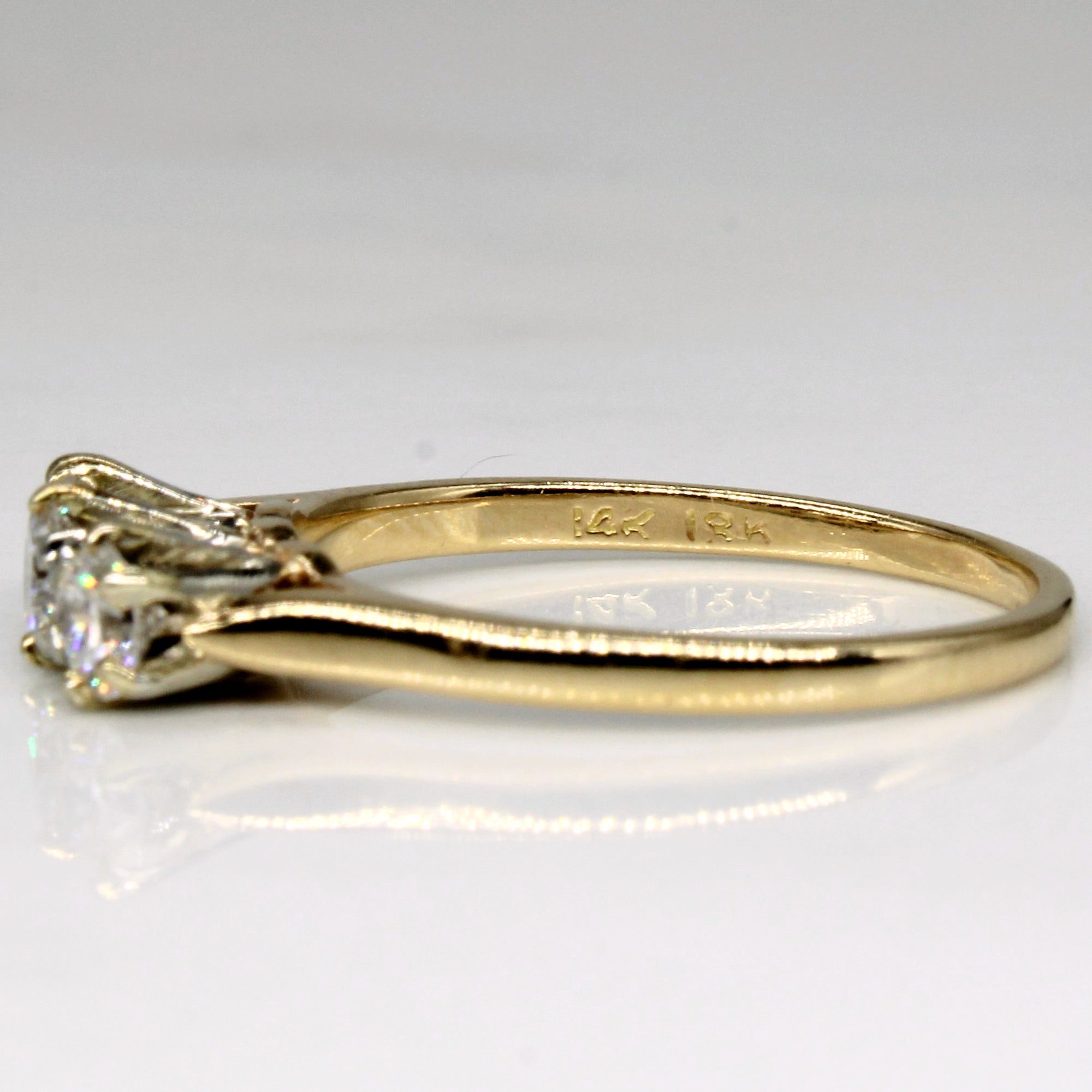 Three Stone Diamond Ring | 0.42ctw | SZ 6 |