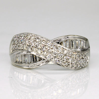 Diamond Cocktail Ring | 0.75ctw | SZ 8.5 |