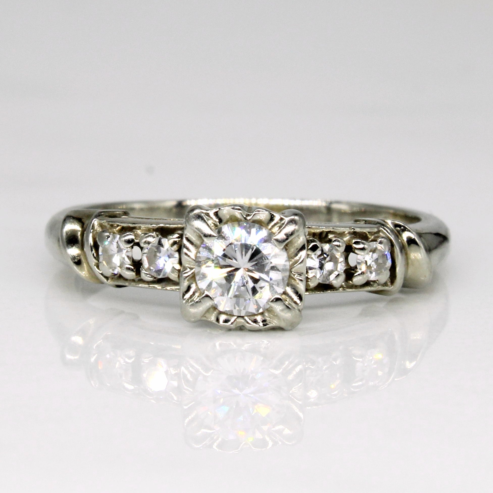 Vintage Diamond Ring | 0.37ctw | SZ 6.25 |