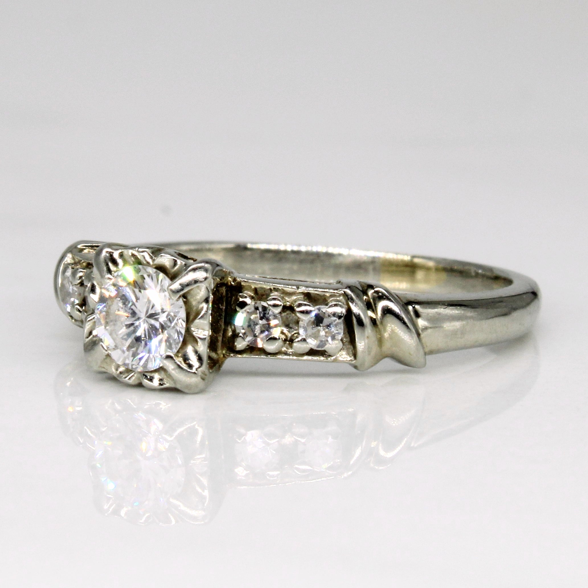 Vintage Diamond Ring | 0.37ctw | SZ 6.25 |