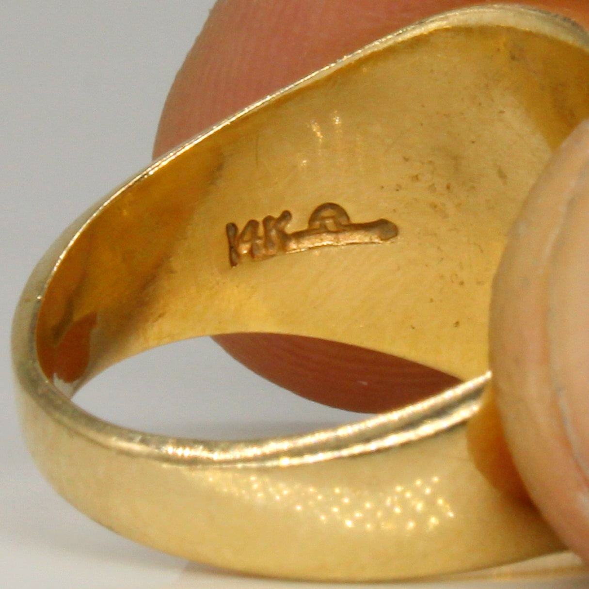 14k Yellow Gold 'R.N.G.' Initials Ring | SZ 7 |