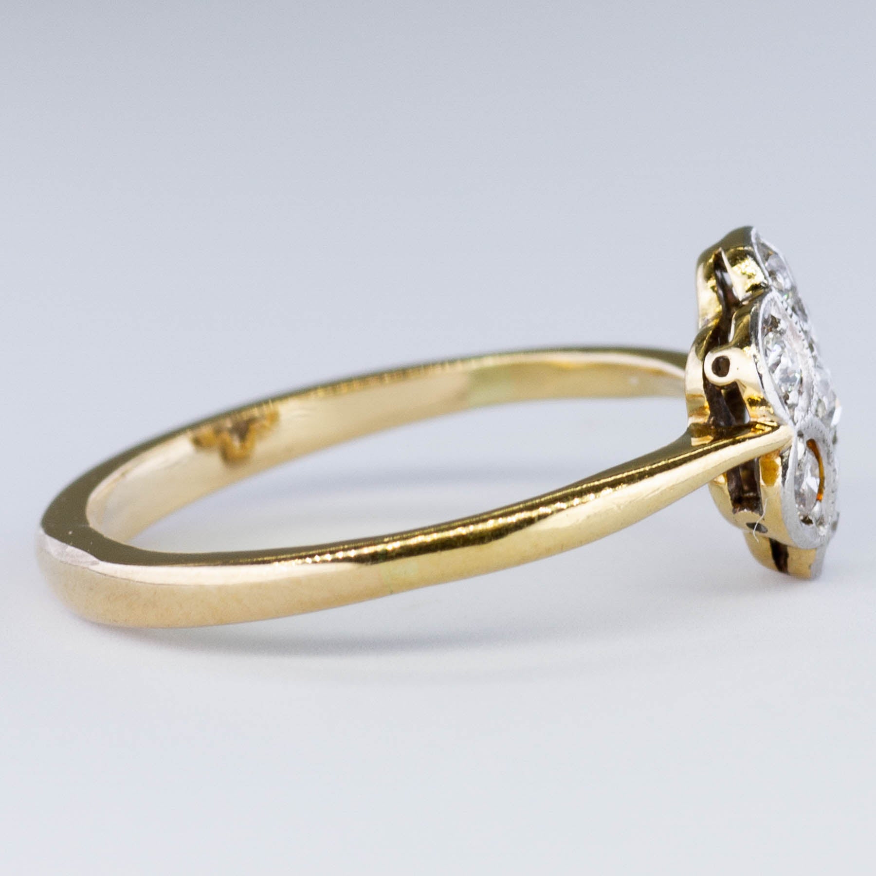 Edwardian Floral Diamond Ring | 0.32 ctw | SZ 5.75 |