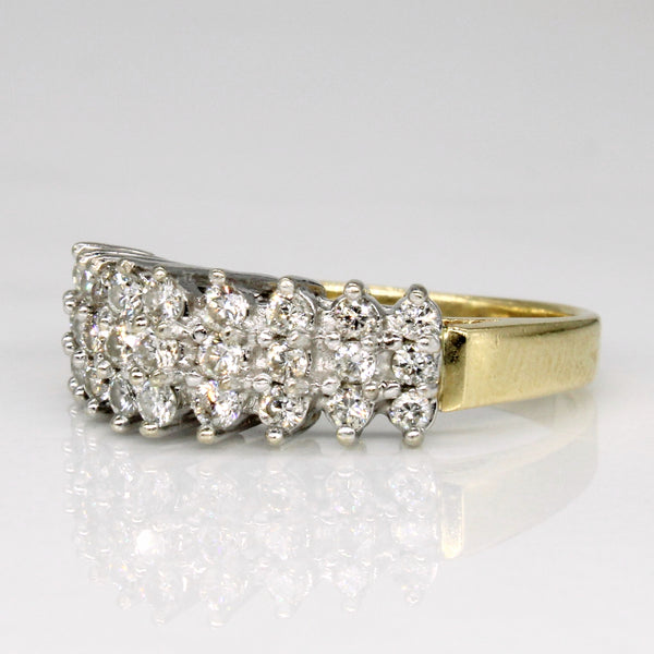 Diamond Cocktail Ring | 0.54ctw | SZ 5.75 |