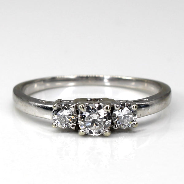 Three Stone Diamond Ring | 0.45ctw | SZ 7.25 |