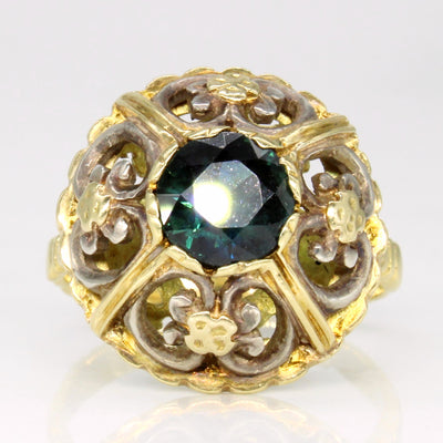 Vintage Sapphire Cocktail Ring | 1.40ctw | SZ 6.5 |