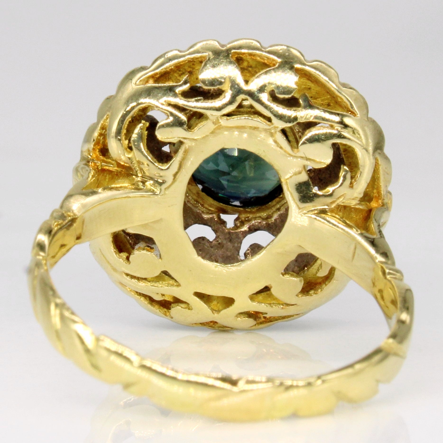 Vintage Sapphire Cocktail Ring | 1.40ctw | SZ 6.5 |