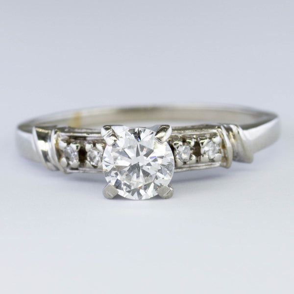 1950s Diamond Engagement Ring | 0.60ctw | SZ 7.5 |