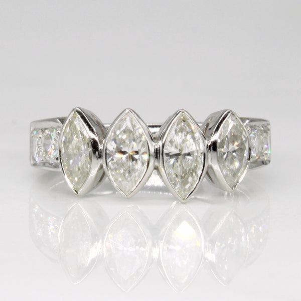 Marquise Cut Diamond Ring | 1.44ctw | SZ 5.75 |