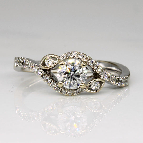 Diamond Engagement Ring | 0.59ctw | SZ 6.5 |