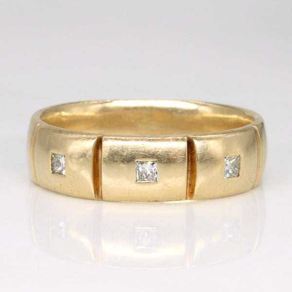 Princess Cut Diamond Ring | 0.15ctw | SZ 11.5 |