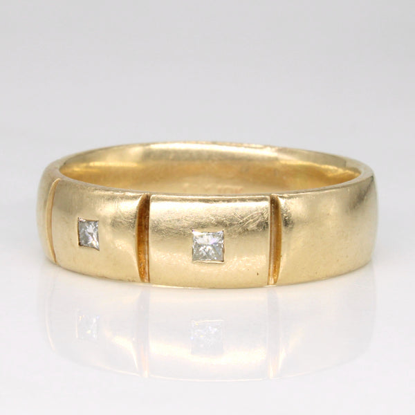 Princess Cut Diamond Ring | 0.15ctw | SZ 11.5 |