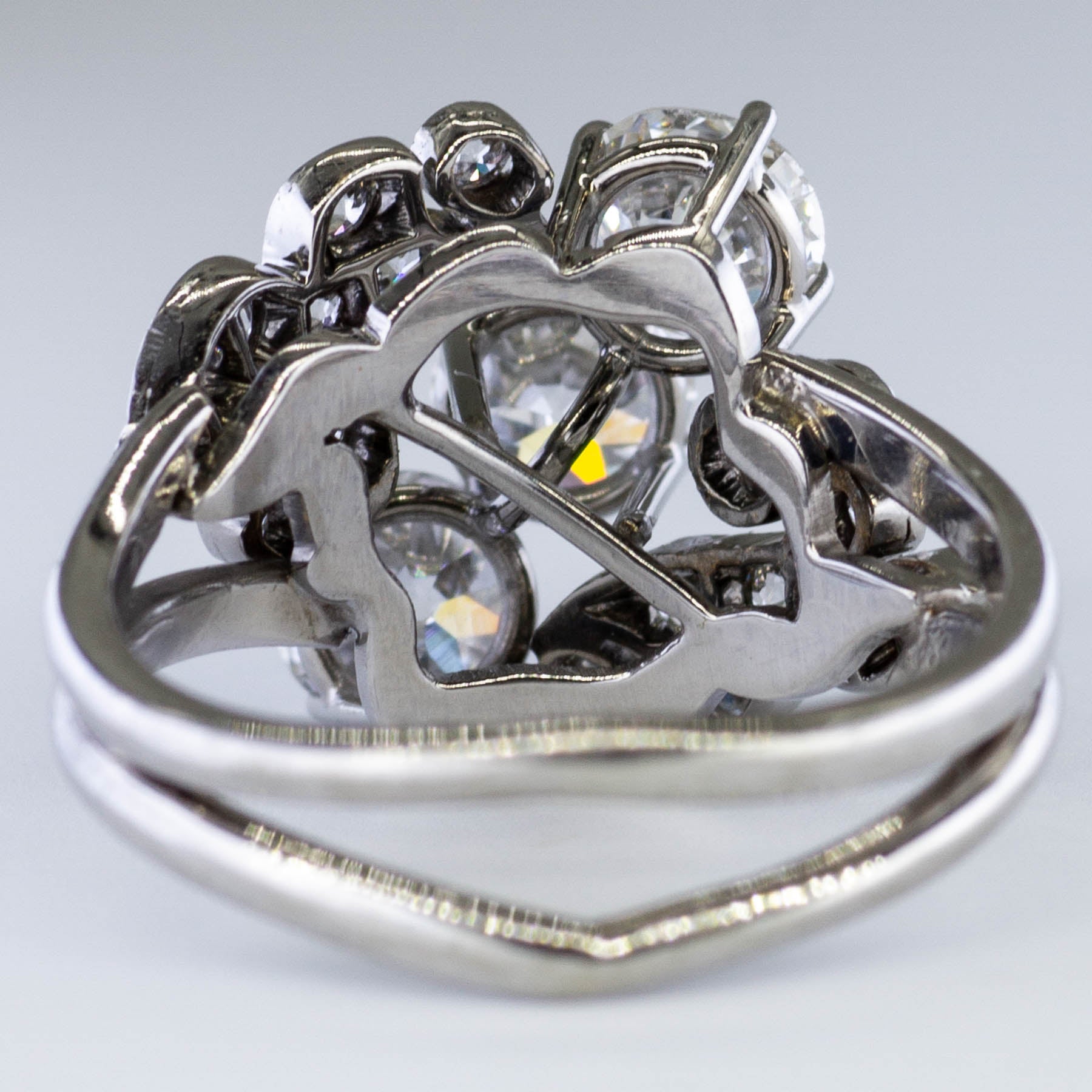 Refabricated Art Deco Diamond Ring | 2.56ctw | SZ 7 |