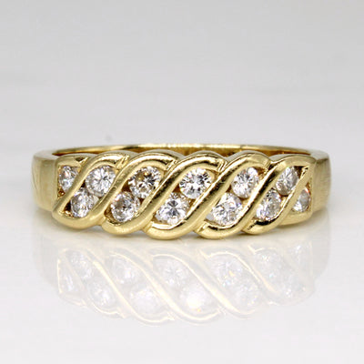 Diamond Cocktail Ring | 0.34ctw | SZ 6.5 |