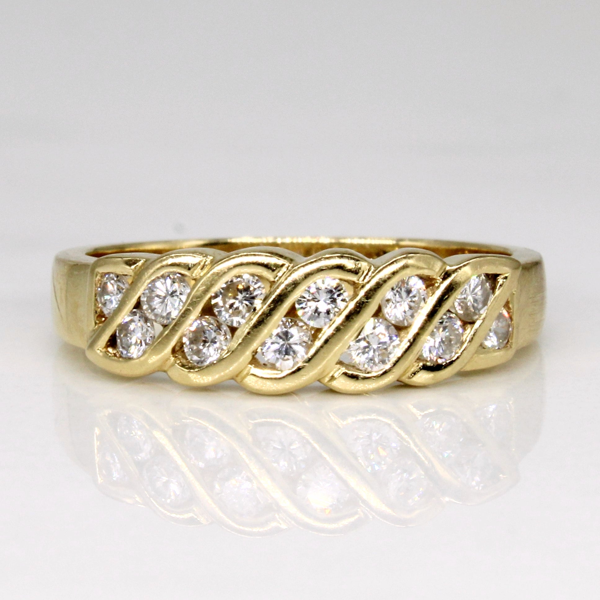 Diamond Cocktail Ring | 0.34ctw | SZ 6.5 |