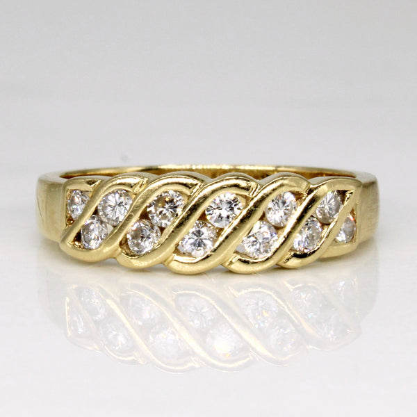 Diamond Cocktail Ring | 0.34ctw | SZ 6.5 |