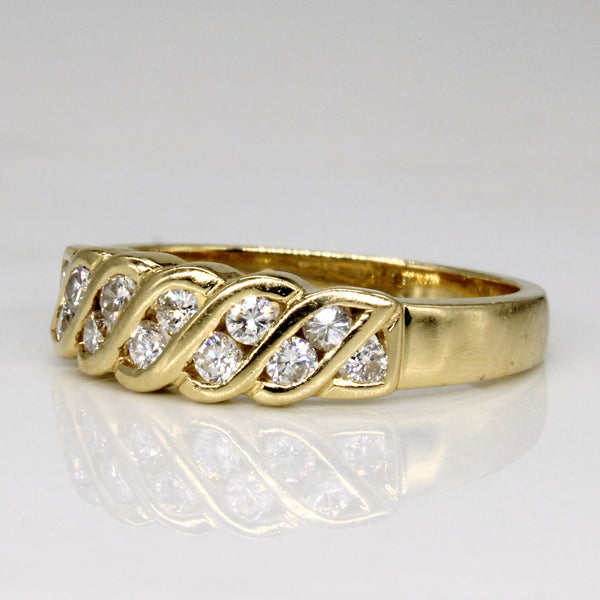 Diamond Cocktail Ring | 0.34ctw | SZ 6.5 |