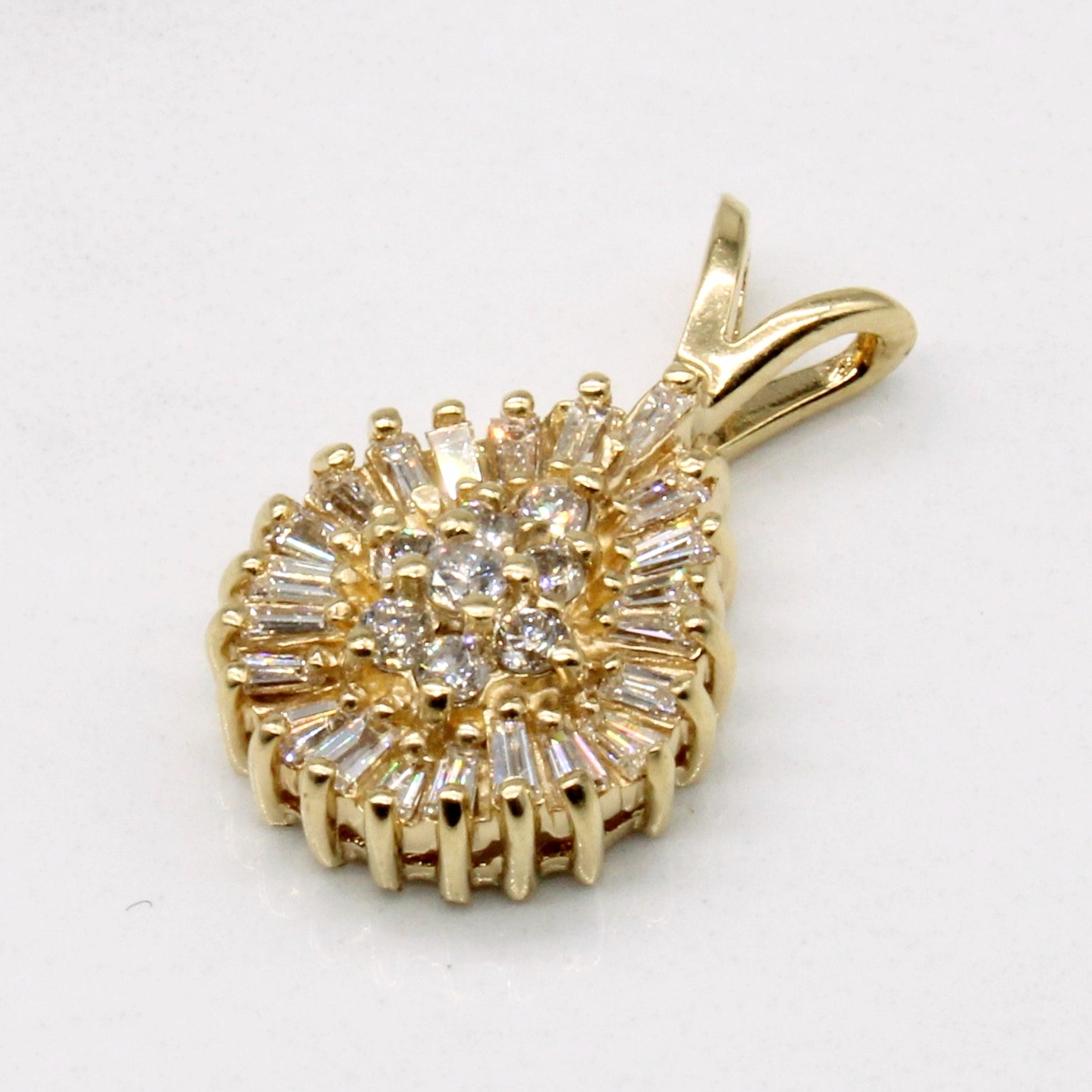 Diamond Cluster Pendant | 0.45ctw |