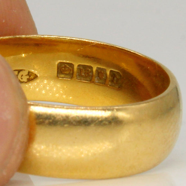 1919 18k Yellow Gold Wide Band | SZ 9.25 |
