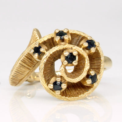 Sapphire Swirl Ring | 0.06ctw | SZ 4 |