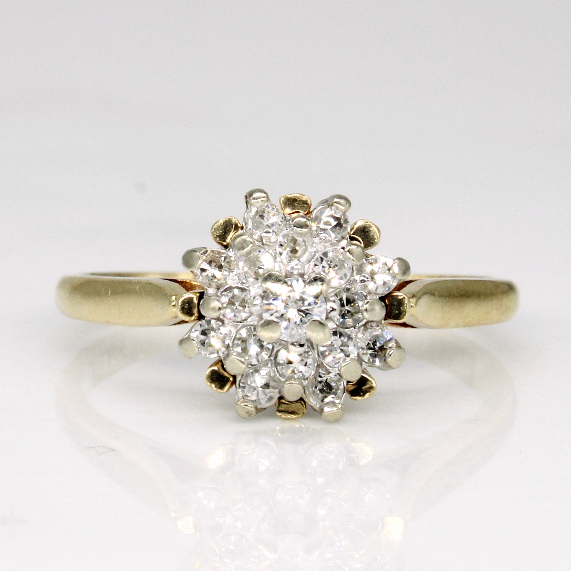 Diamond Cocktail Ring | 0.16ctw | SZ 5.5 |