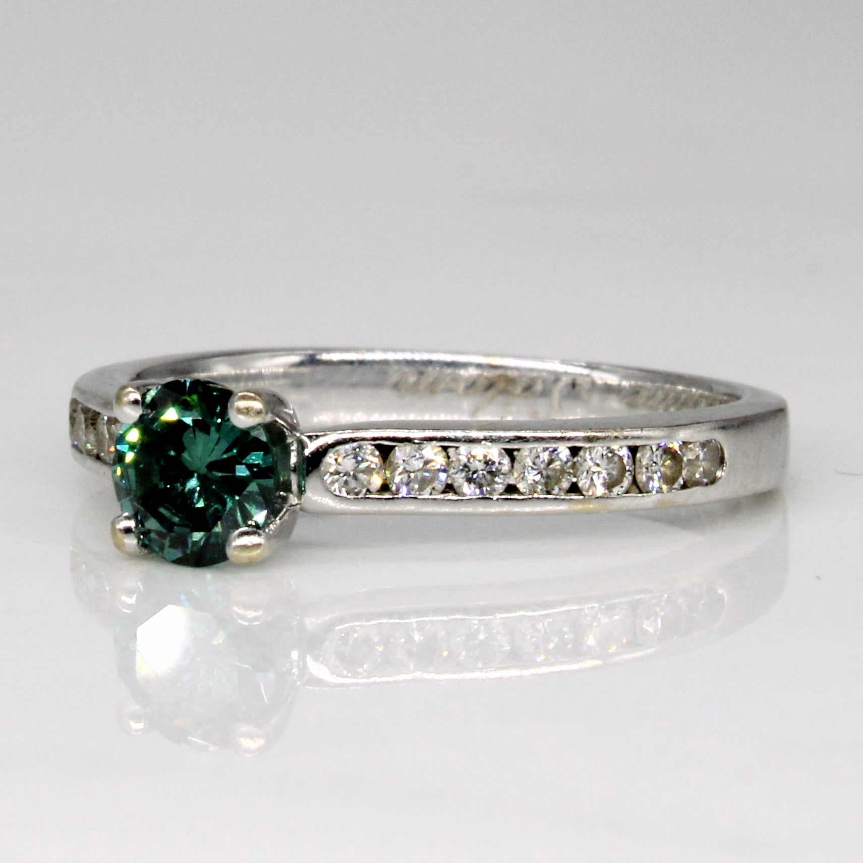 Blue Diamond Engagement Ring | 0.50ctw | SZ 5 |