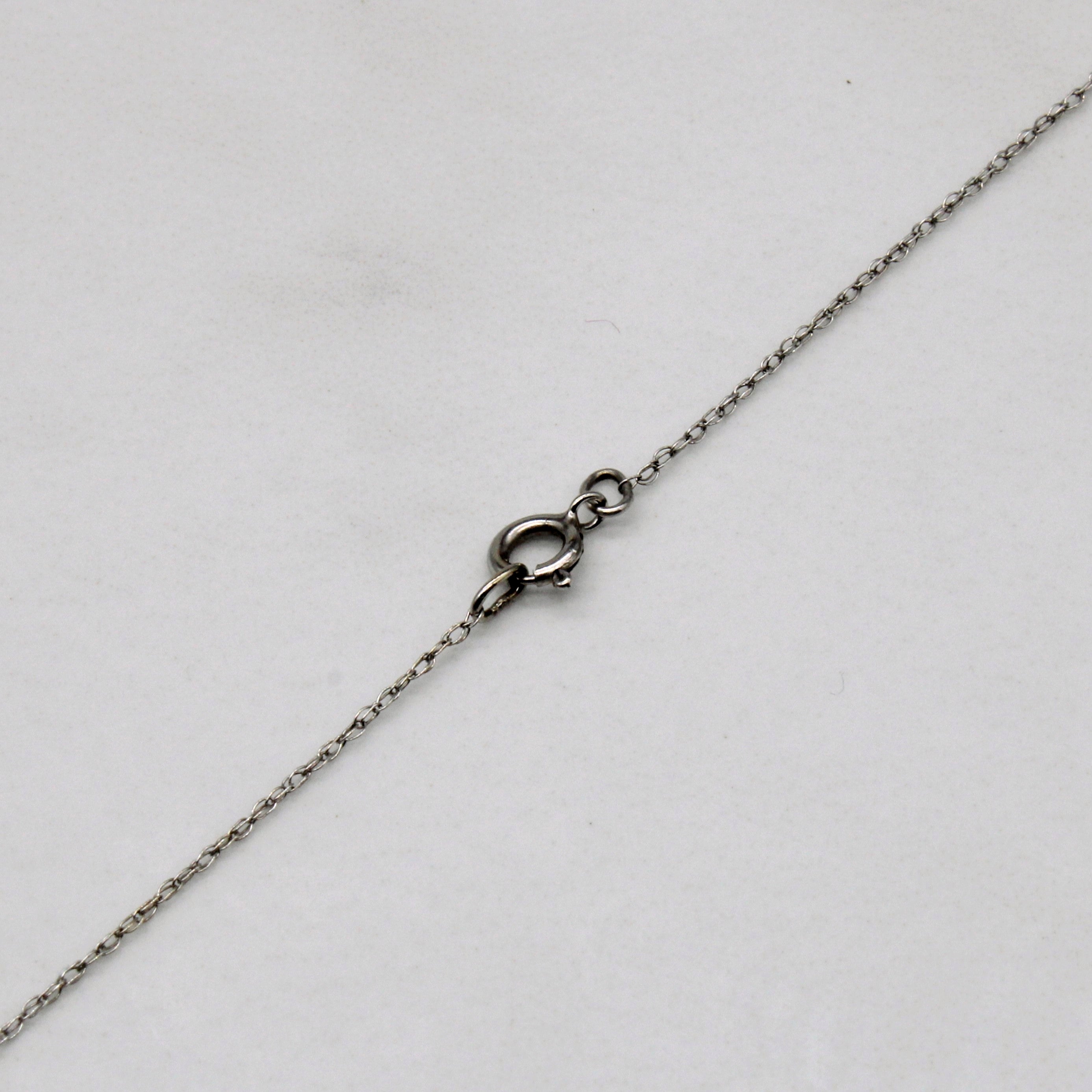 Diamond Cross Pendant & Necklace | 0.11ctw | 18" |