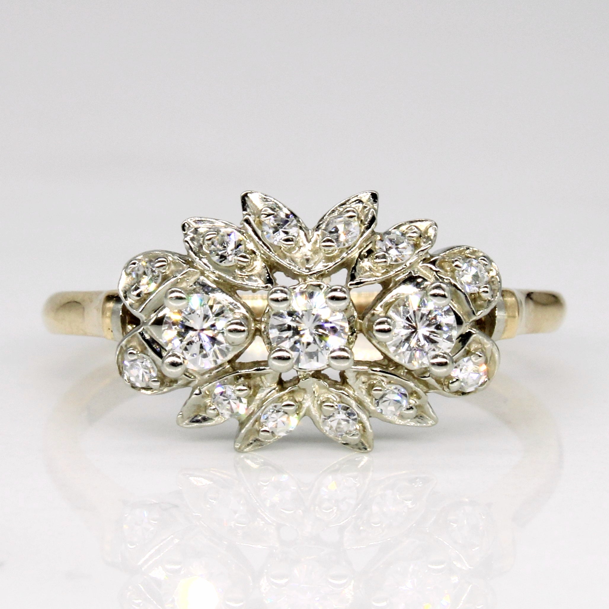 Diamond Cocktail Ring | 0.44ctw | SZ 9.25 |