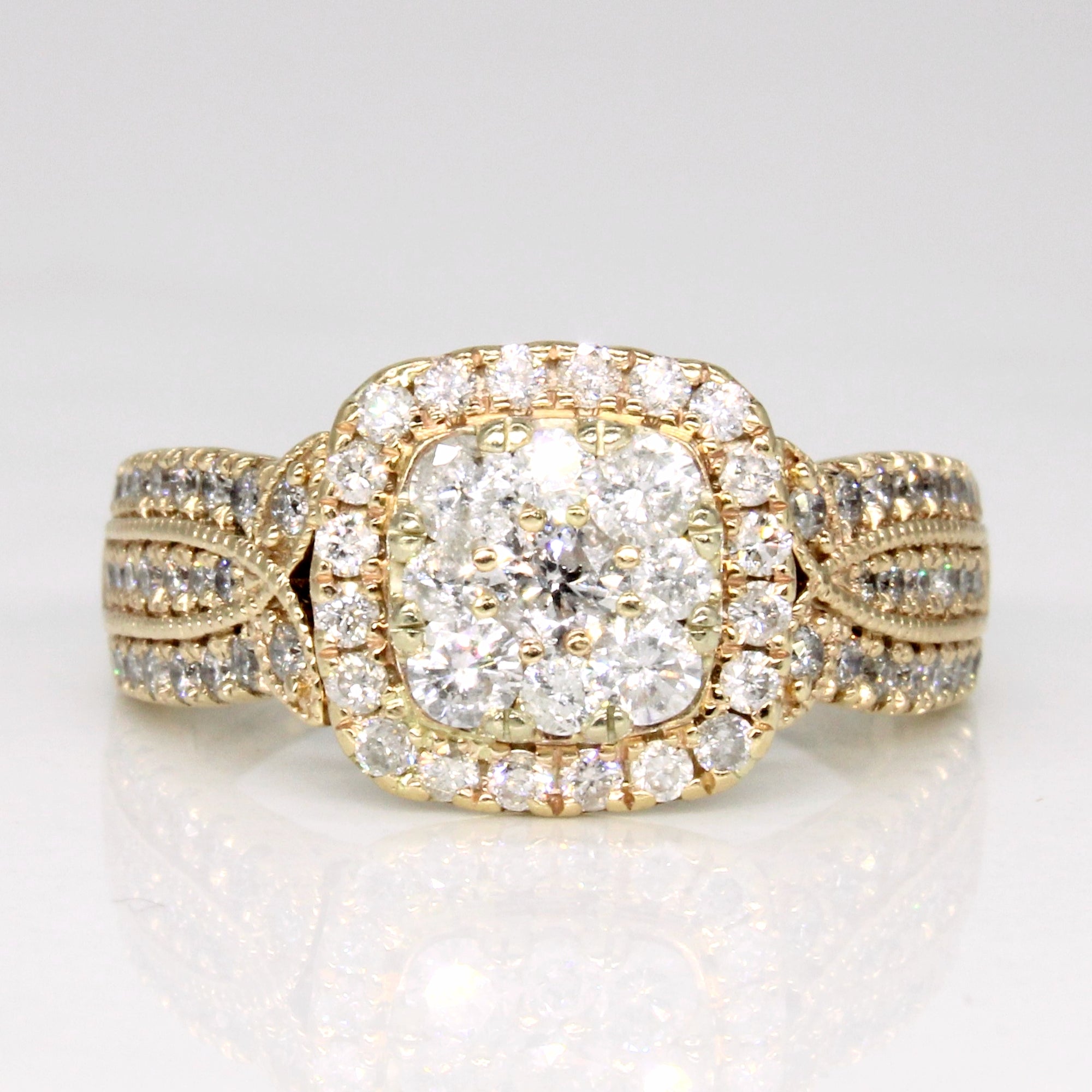 'Michael Hill' Diamond Cluster Ring | 1.00ctw | SZ 6 |