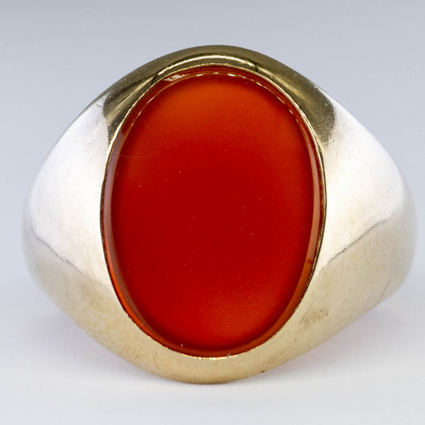 Tiffany & Co.' Early 1960s Carnelian Ring | 3.25ct | SZ 8 |