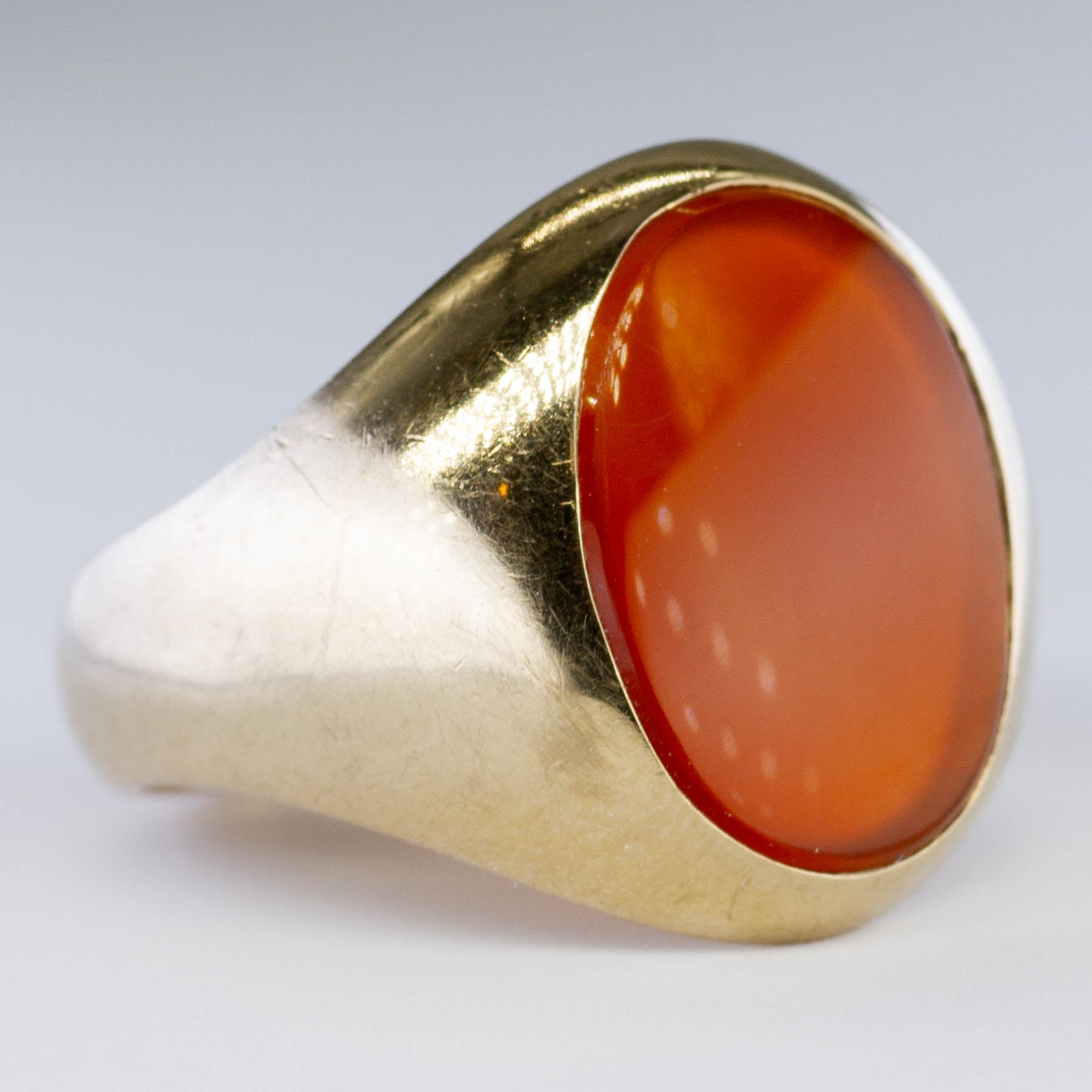 'Tiffany & Co.' Early 1960s Carnelian Ring | 3.25ct | SZ 8 |