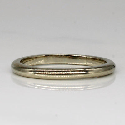 14k White Gold Band | SZ 5 |