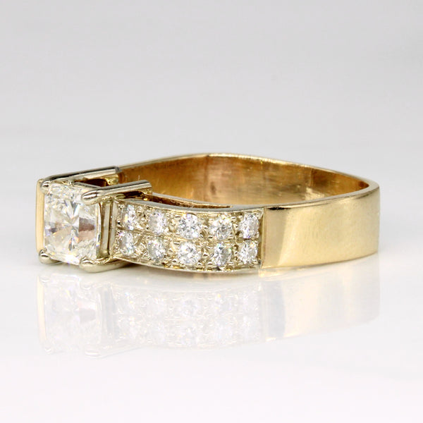 Princess Cut Diamond Engagement Ring | 1.05ctw | SZ 5.25 |
