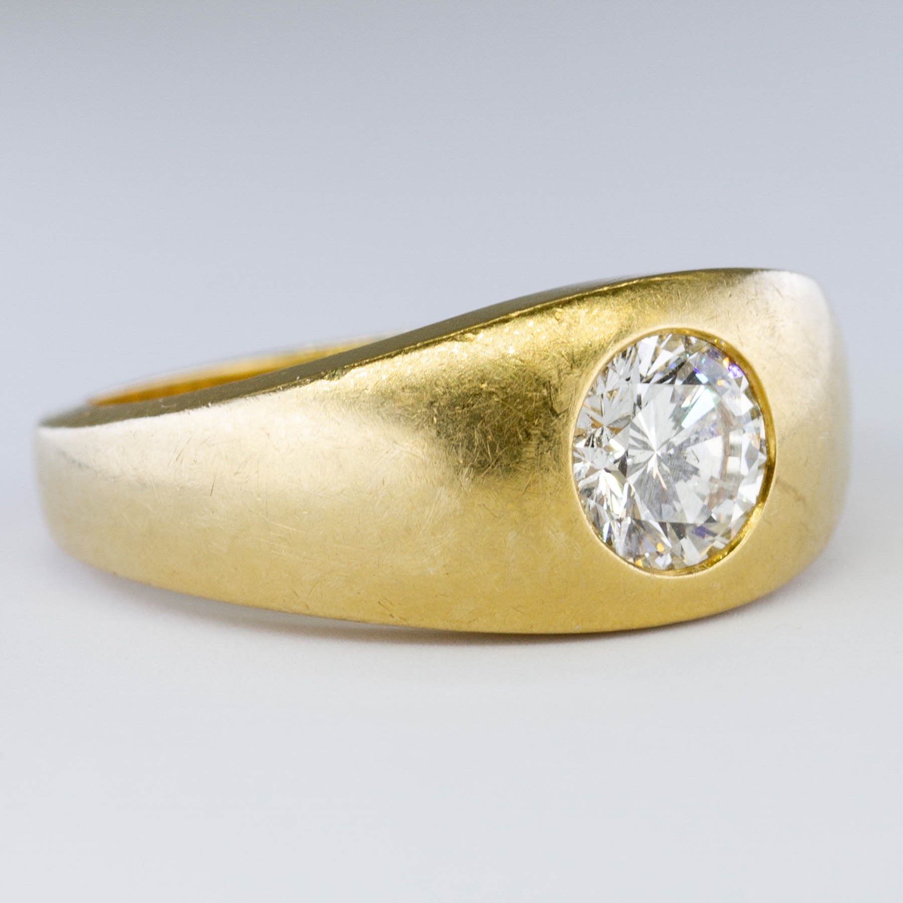 Birks' Flush Set Solitaire Diamond Ring | 1.21ct | SZ 9.5 |