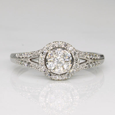 Diamond Cluster Ring | 0.27ctw | SZ 7 |