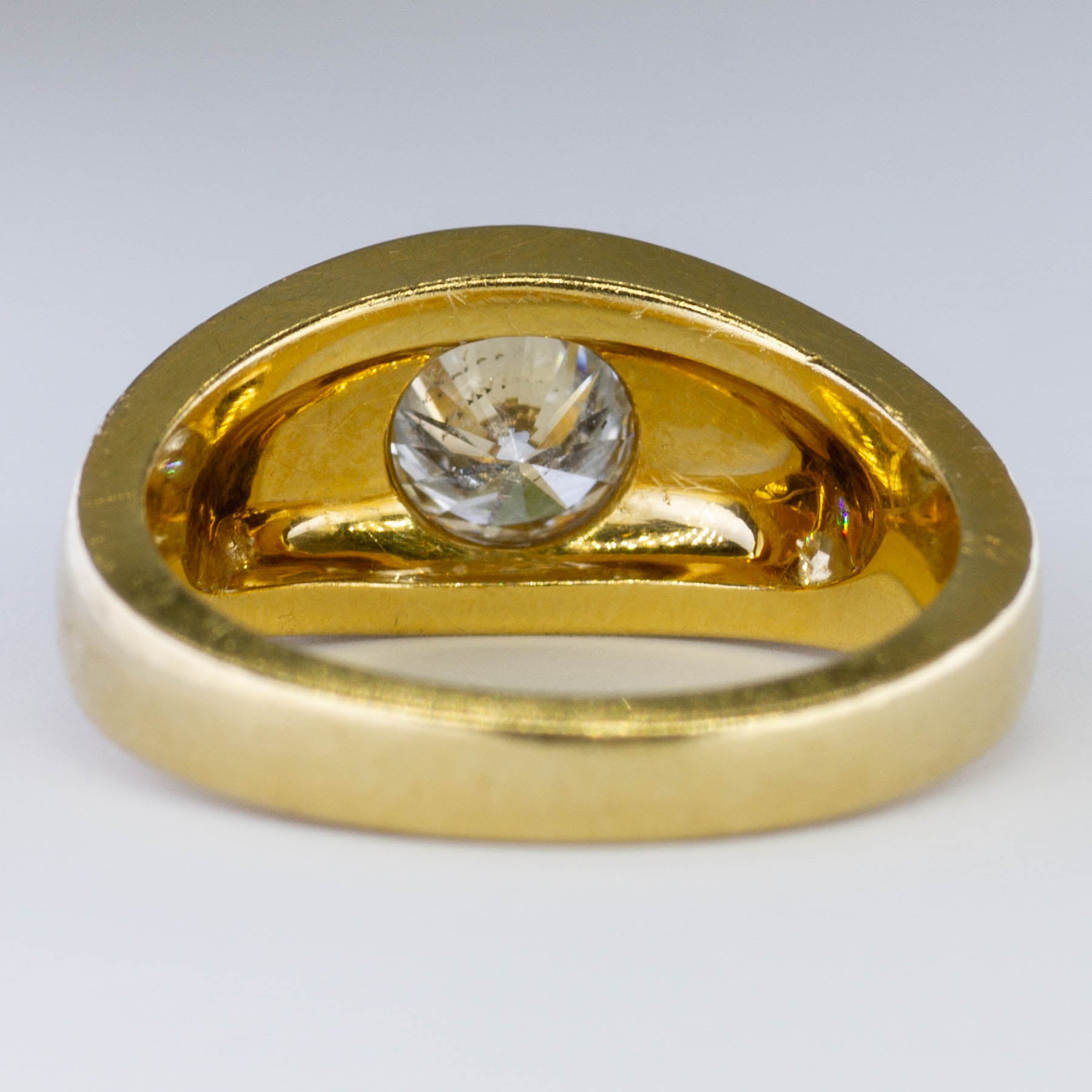 'Birks' Flush Set Solitaire Diamond Ring | 1.21ct | SZ 9.5 |