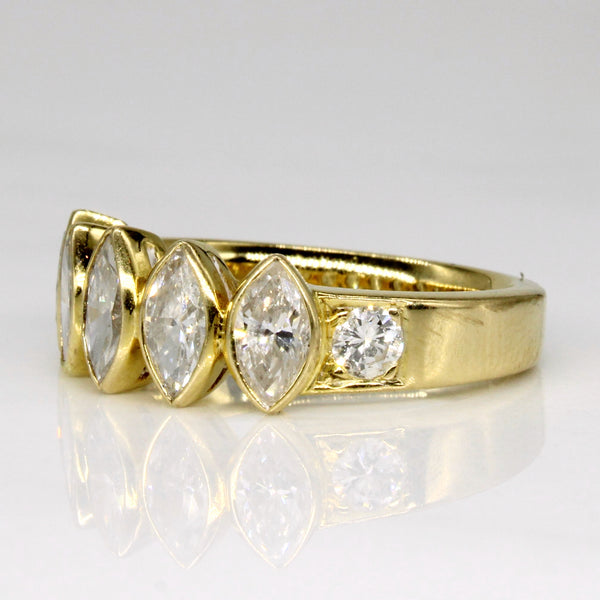 Marquise Cut Diamond Ring | 1.47ctw | SZ 5.75 |