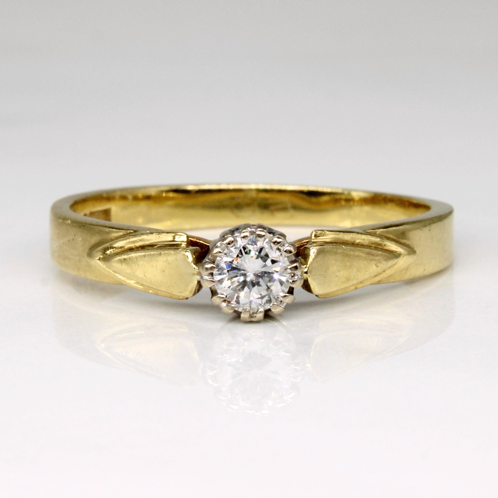 Vintage Diamond Engagement Ring | 0.20ct | SZ 8 |