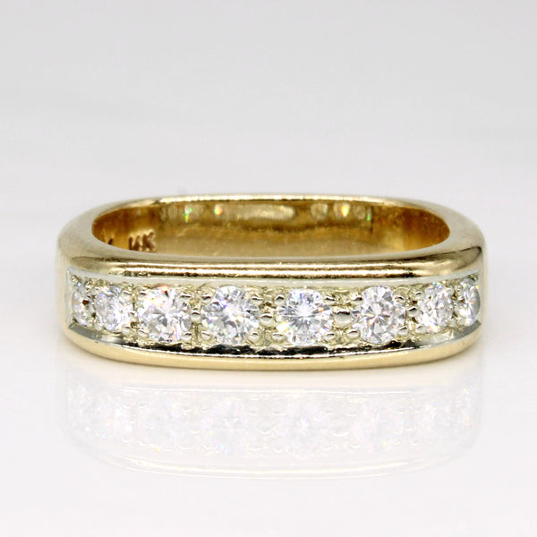 Diamond Soft Square Ring | 0.32ctw | SZ 4.25 |