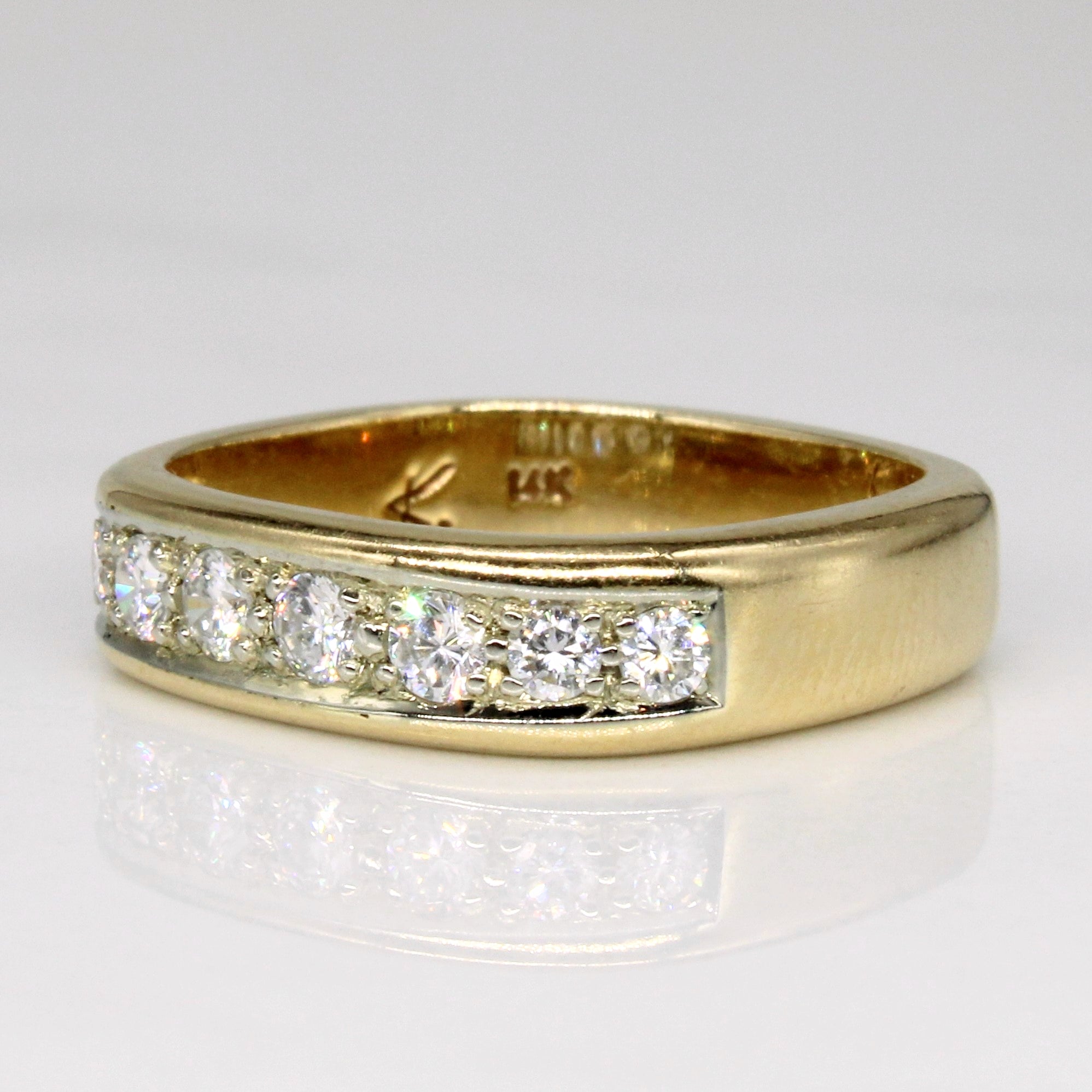 Diamond Soft Square Ring | 0.32ctw | SZ 4.25 |