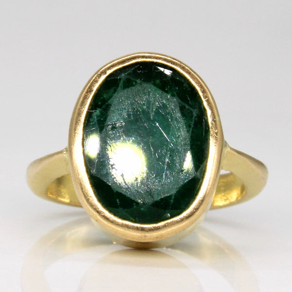 Emerald Cocktail Ring | 4.05ct | SZ 2 |