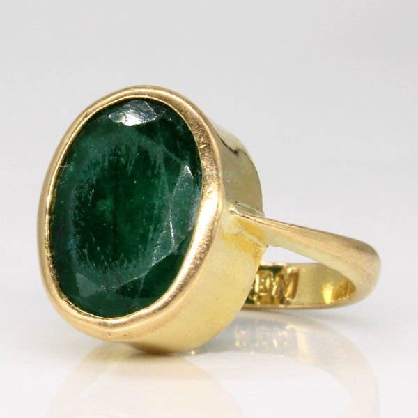 Emerald Cocktail Ring | 4.05ct | SZ 2 |