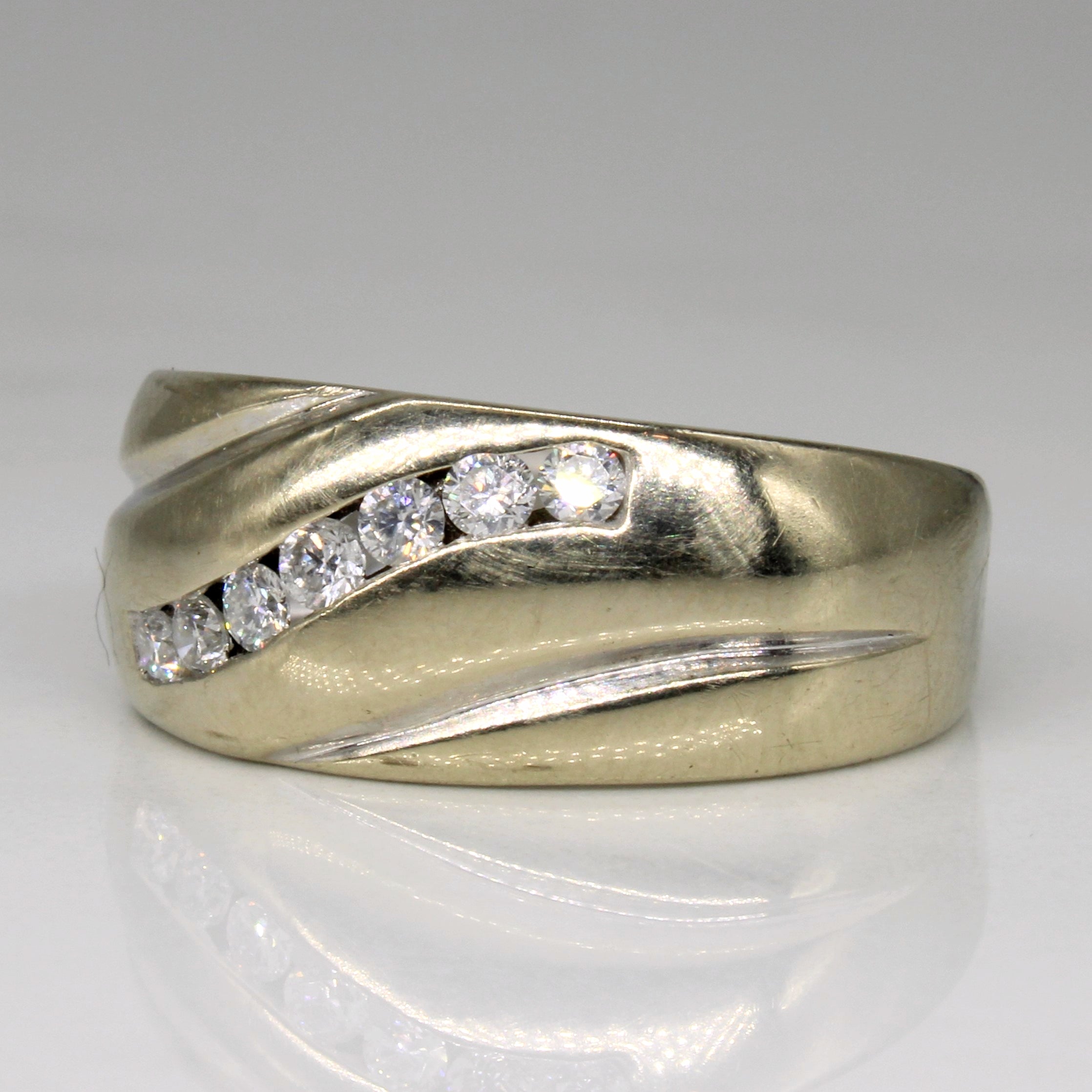 Diamond Waterfall Ring | 0.25ctw | SZ 8.5 |