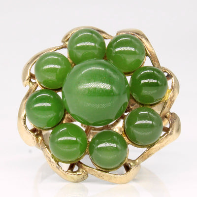 Serpentine Sphere Cocktail Ring | 10.00ctw | SZ 6.5 |