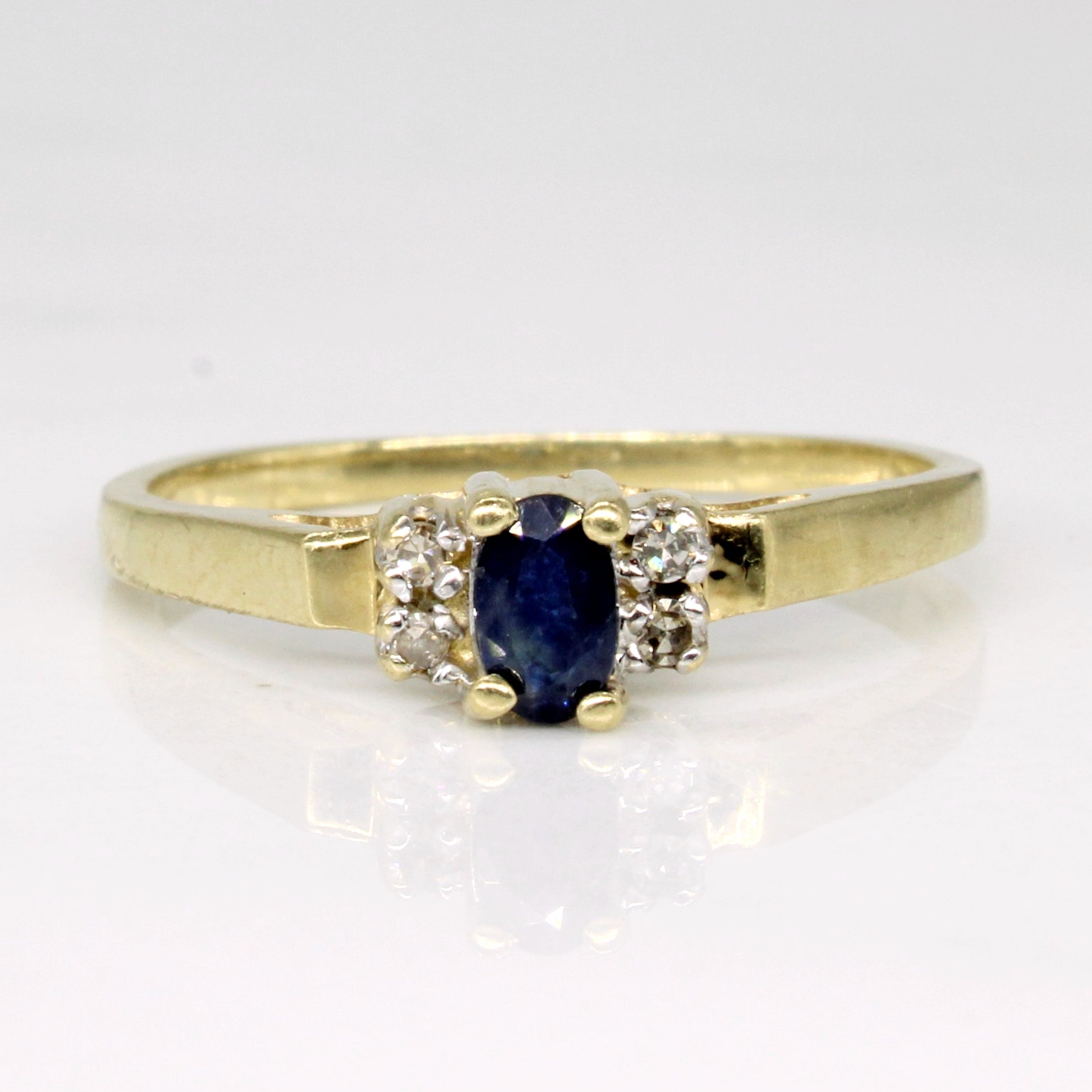Sapphire & Diamond Ring | 0.20ct, 0.04ctw | SZ 7 |