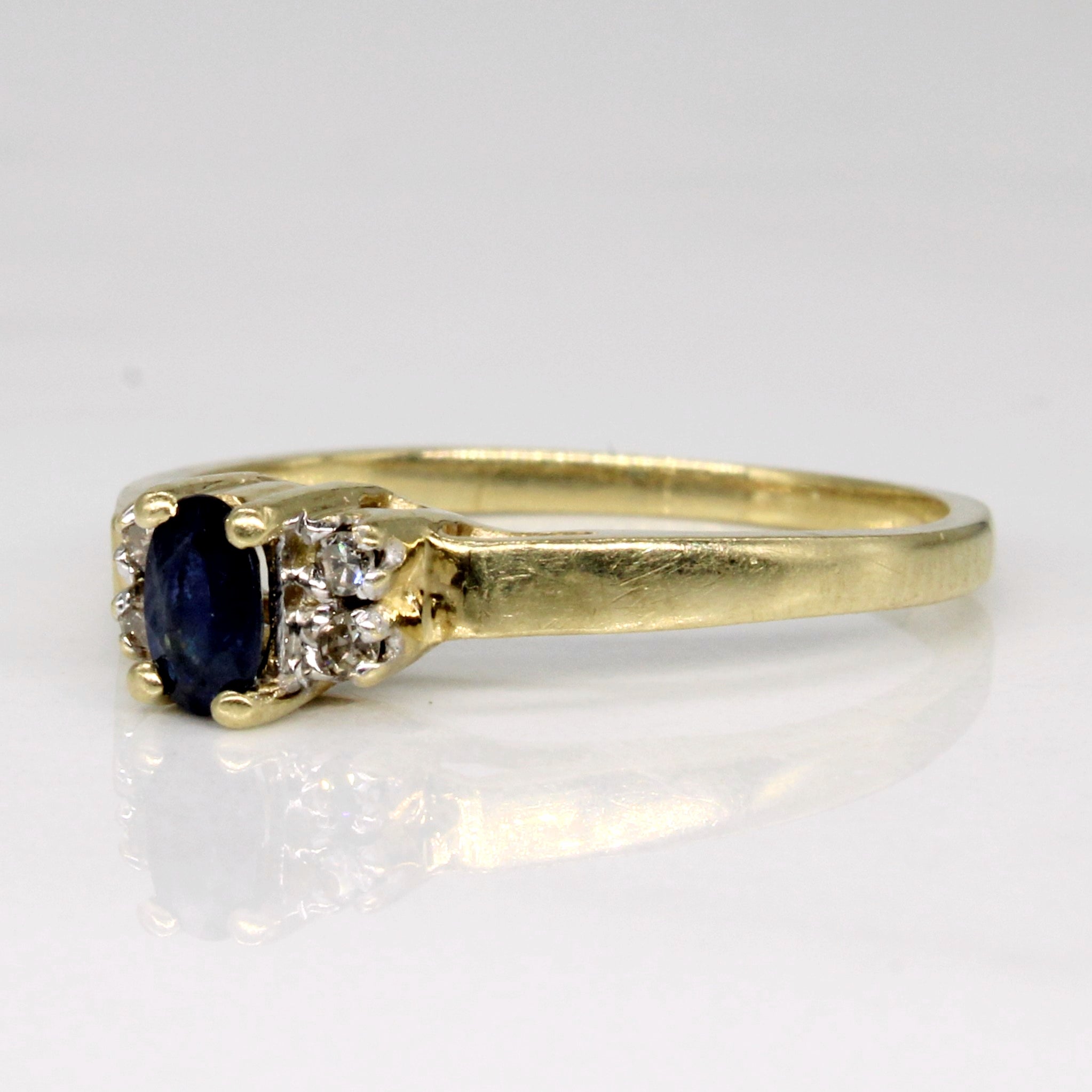 Sapphire & Diamond Ring | 0.20ct, 0.04ctw | SZ 7 |