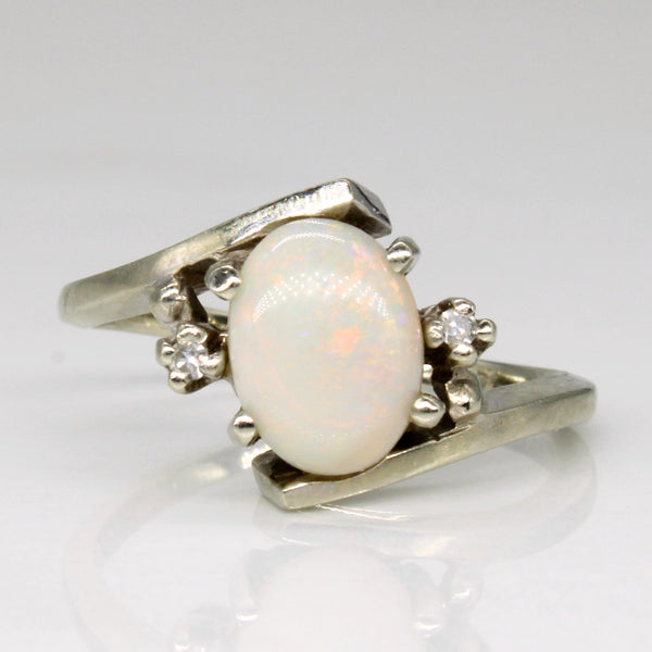Opal & Diamond Cocktail Ring | 0.83ct, 0.01ctw | SZ 5.25 |