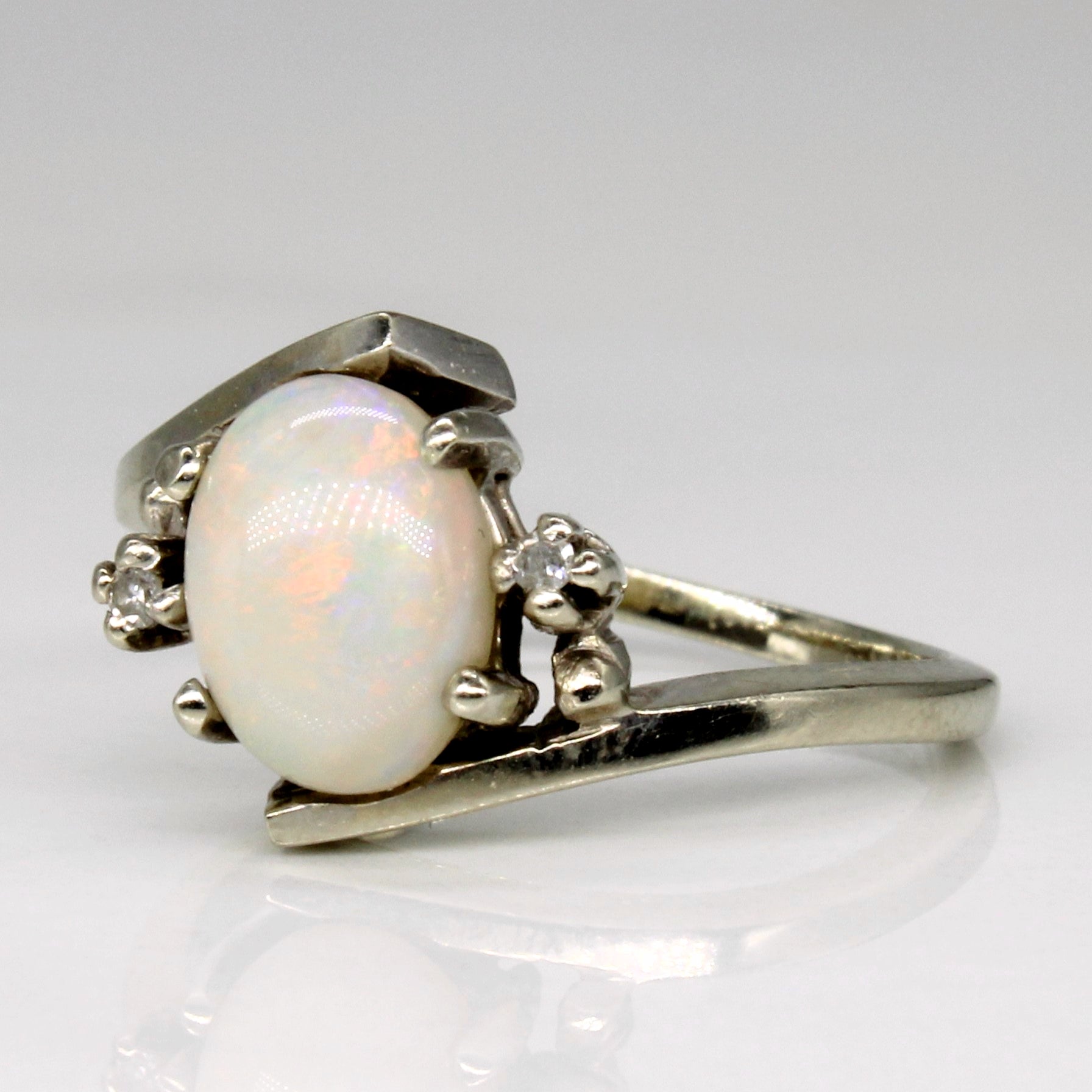 Opal & Diamond Cocktail Ring | 0.83ct, 0.01ctw | SZ 5.25 |